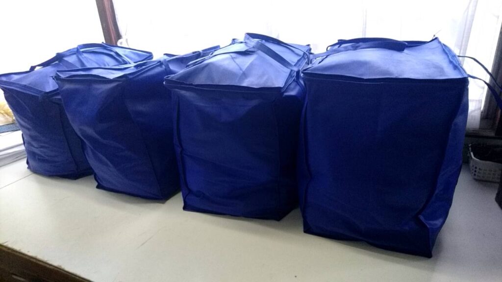 集荷バッグ到着